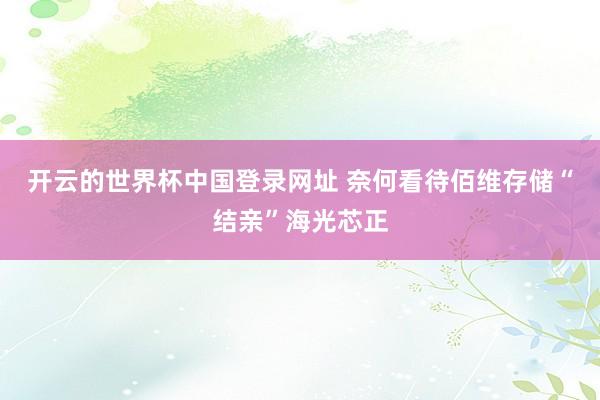 开云的世界杯中国登录网址 奈何看待佰维存储“结亲”海光芯正